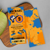 Boys Dart Gun Party Geburtstagseinladung Einladung