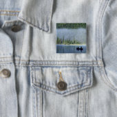 Boys, die auf dem Waterfowl Lake fischen, Banff Na Button (Beispiel)