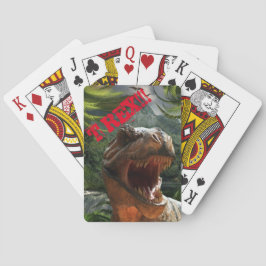 Boys Dinosaur Jurassic T Rex Spielkarten