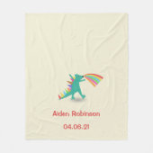 Boys Dinosaur Themed Fleece Blanket Geschenk (Vorderseite)
