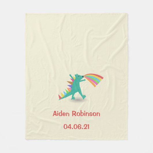 Boys Dinosaur Themed Fleece Blanket Geschenk (Vorderseite)