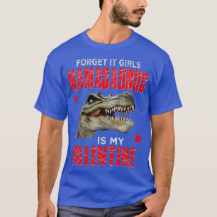 Boys Dinosaur Valentinstag Funny Mamasaurus Kinder T-Shirt