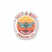 Boys Dragonfly (2) Aufkleber (Vorderseite)