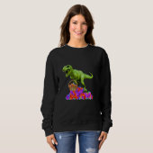 Boys Easter Dino Bunny Egg Hunt Dinosaur Trex T Re Sweatshirt (Vorne ganz)