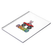 Boys Easter Monster Truck Happy Easter Day Eggs To Notizblock (Linke Seite)