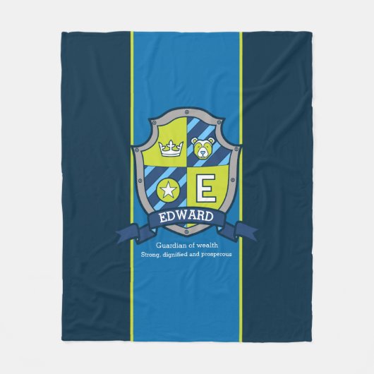 Boys Edward oder Buchstabe E, also blaue Decke (Vorderseite)