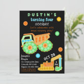 Boys Fidget Party Sensory Play Einladung (Stehend Vorderseite)