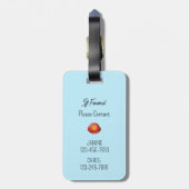 Boys Fire LKW Schultasche oder Gepäckmarke Gepäckanhänger (Rückseite vertikal)