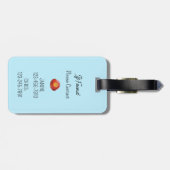 Boys Fire LKW Schultasche oder Gepäckmarke Gepäckanhänger (Rückseite horizontal)