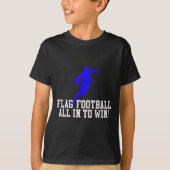 Boys Flag Fußball für Kinder, Jugendliche oder Erw T-Shirt (Vorderseite)