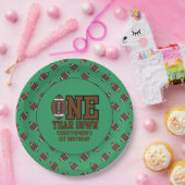 Boys Football First Year Down 1st Birthday Party Pappteller (Party)