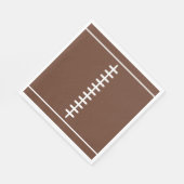 Boys Football First Year Down 1st Birthday Party Serviette (Ecke)