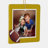 Boys Football Foto Weihnachtsfeier Keramik Ornamen Keramikornament (Rechts)
