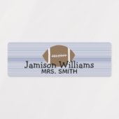 Boys Football Navy Waterproof Labels Abzeichen Etiketten (Design 2)