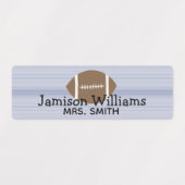 Boys Football Navy Waterproof Labels Abzeichen Etiketten (Design 1)