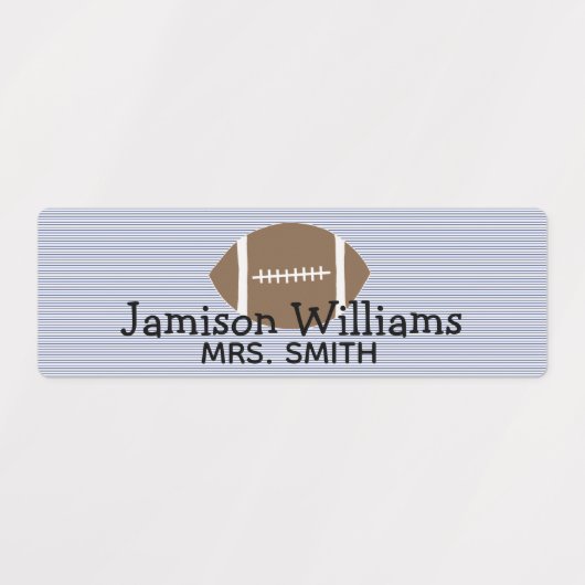 Boys Football Navy Waterproof Labels Abzeichen Etiketten (Design 1)