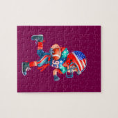 Boy's Football player Puzzle (Horizontal)