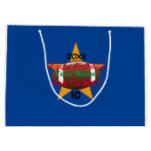 Boy's Football Thema Personalisierte Geschenktasch Große Geschenktüte (Rückseite)