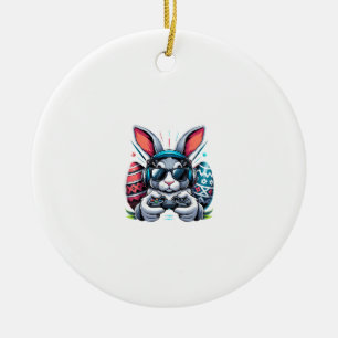 Boys Frohe Ostern Tag Hase Ei Videospiel Kinder Ic Keramik Ornament