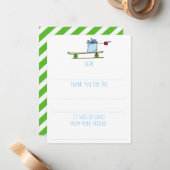 Boys füllen Skateboard Geburtstag Vielen Dank Mitteilungskarte (Vorderseite/Rückseite Beispiel)