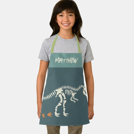 Boys Fun Dinosaur Dig Fossil Kinder Schürze (Insitu)
