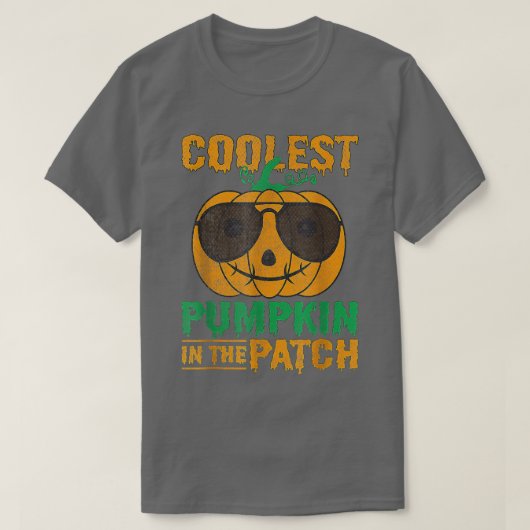 Boys Girls Coolest Pumpkin In The Patch Tee Hallow (Design vorne)