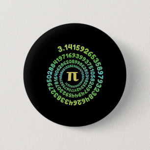 Boys Girls Pi Day Infinity Math Lover Nerd Geek Pi Button