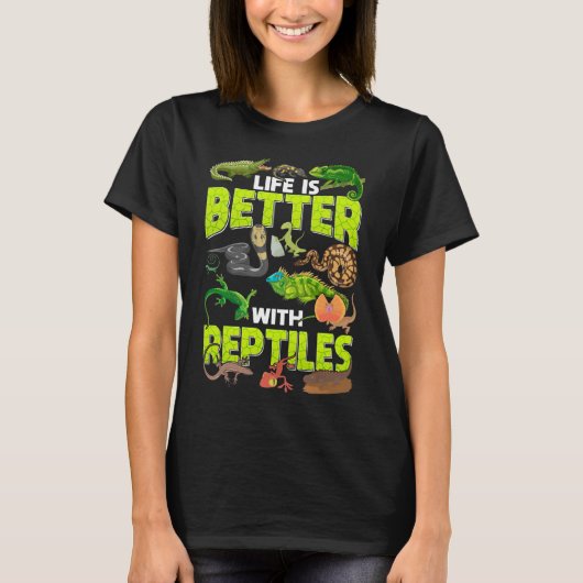Boys Girls Reptiles Lizard Gecko Bartded Dragon T-Shirt (Vorderseite)