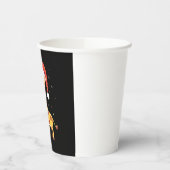 Boys Girls Santa Claus Riding Giraffe Sleigh Ugly  Pappbecher (Links)