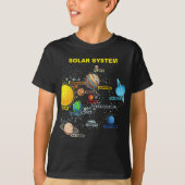 Boys Girls - Solar System Graphets Space T-Shirt (Vorderseite)