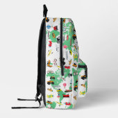 Boys Girls World Map Vehicles Bedruckter Rucksack (Links)