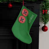 Boys Green Santa's Workshop Weihnachts-Strumpf Großer Weihnachtsstrumpf