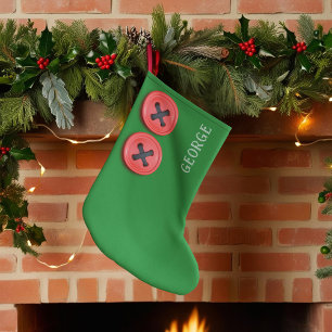 Boys Green Santa's Workshop Weihnachts-Strumpf Großer Weihnachtsstrumpf