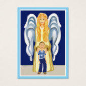 Boy's Guardian Angel Gebet Karte (Vorderseite)