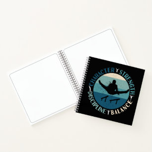 Boys Gymnastics Character Strength Discipline Notizblock