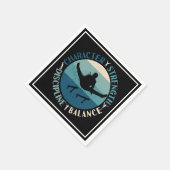 Boys Gymnastics Character Strength Discipline Serviette (Ecke)