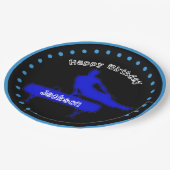 Boys Gymnastics Geburtstagsparty Paper Teller (Schrägansicht)