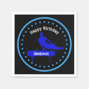 Boys Gymnastics Geburtstagsparty Paper Teller Serviette