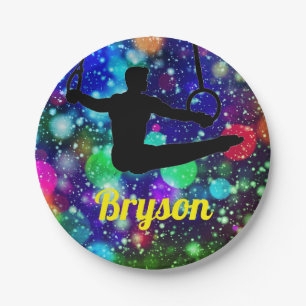 Boys Gymnastics Rings Pappteller