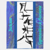 Boys Gymnastik ist Phantastisch Fleece Blanket (Vorderseite)