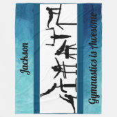 Boys Gymnastik ist Phantastisch Fleece Blanket (Vorderseite)