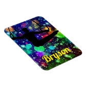 Boys Gymnastik Rings Flexibles Foto Magnet (Rechte Seite)