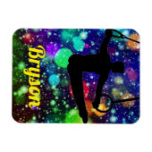 Boys Gymnastik Rings Flexibles Foto Magnet (Horizontal)