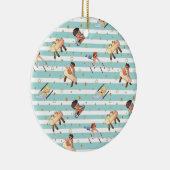 Boys Gymnastik Rings Parallel Bars Pommel Pferd Keramik Ornament (Rechts)