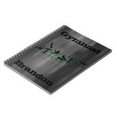 Boys Gymnastik Stahl Notizblock (Linke Seite)