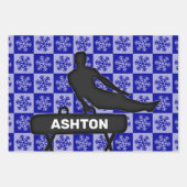 Boys Gymnastik Weihnachtswrapping Paper Sheet Set Geschenkpapier Set (Vorderseite 3)