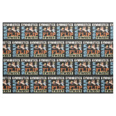 Boys Gymnastik Zitat - Gedreht Drehung Stoff (Fat Quarter (45,7 x 55,9 cm))