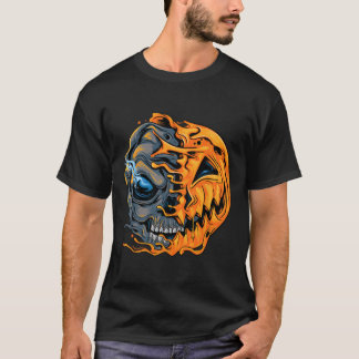 Boys Halloween Pumpkin Skull Kinder Teens Men T-Sh T-Shirt