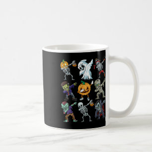 Boys Halloween Skeleton Kürbislaterne Zombie Dab Kaffeetasse