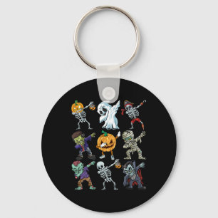 Boys Halloween Skeleton Kürbislaterne Zombie Dab Schlüsselanhänger